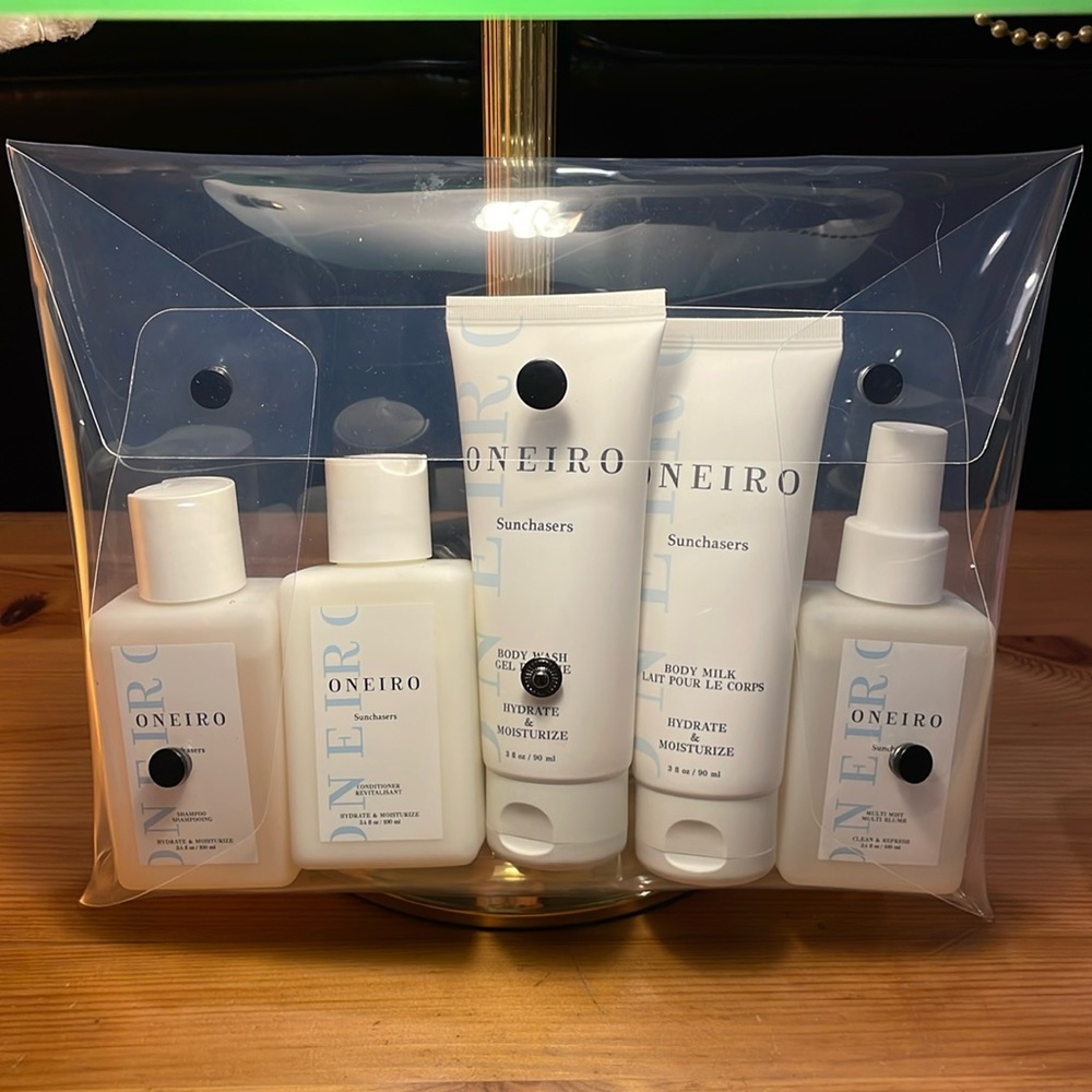 ONEIRO Sunchasers Travel Kit Ready Clean & Vegan Personal Care New/Seale…